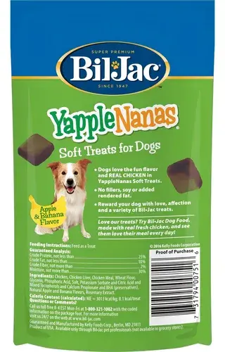 Yapple Nanas Treats 113 g por detras.webp