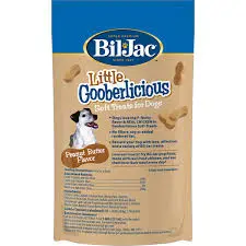 Biljac Gooberlicious Treats Peanut Butter Flavor por detras.webp