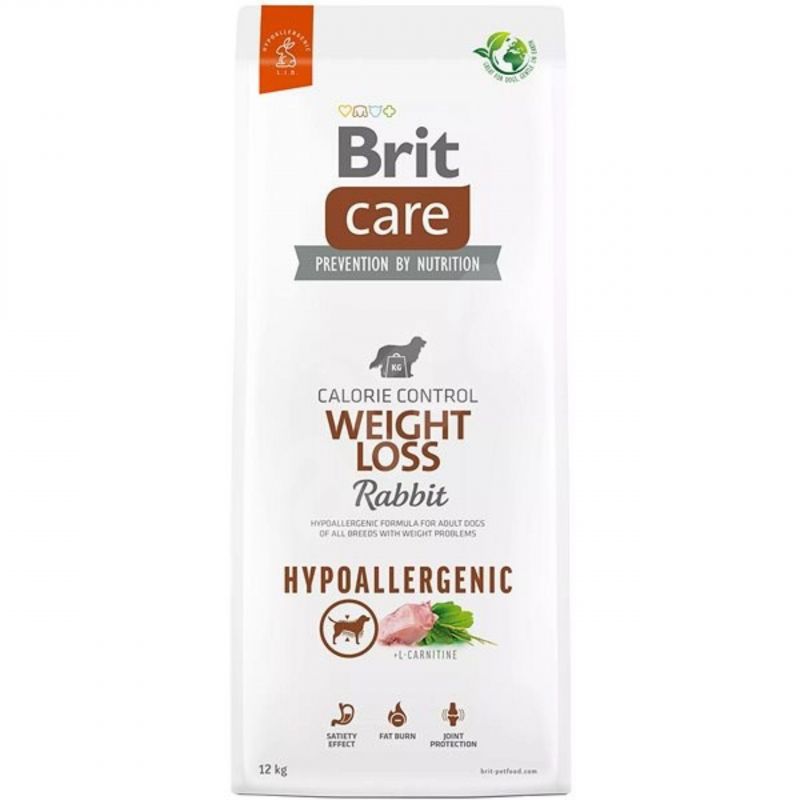 Brit Care Dog Hypoallergenic Weight Loss Rabbit 12 Kg