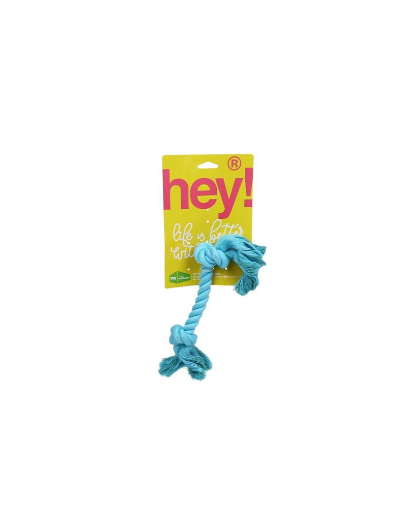 Hey! Juguete Perro Cuerda Celeste