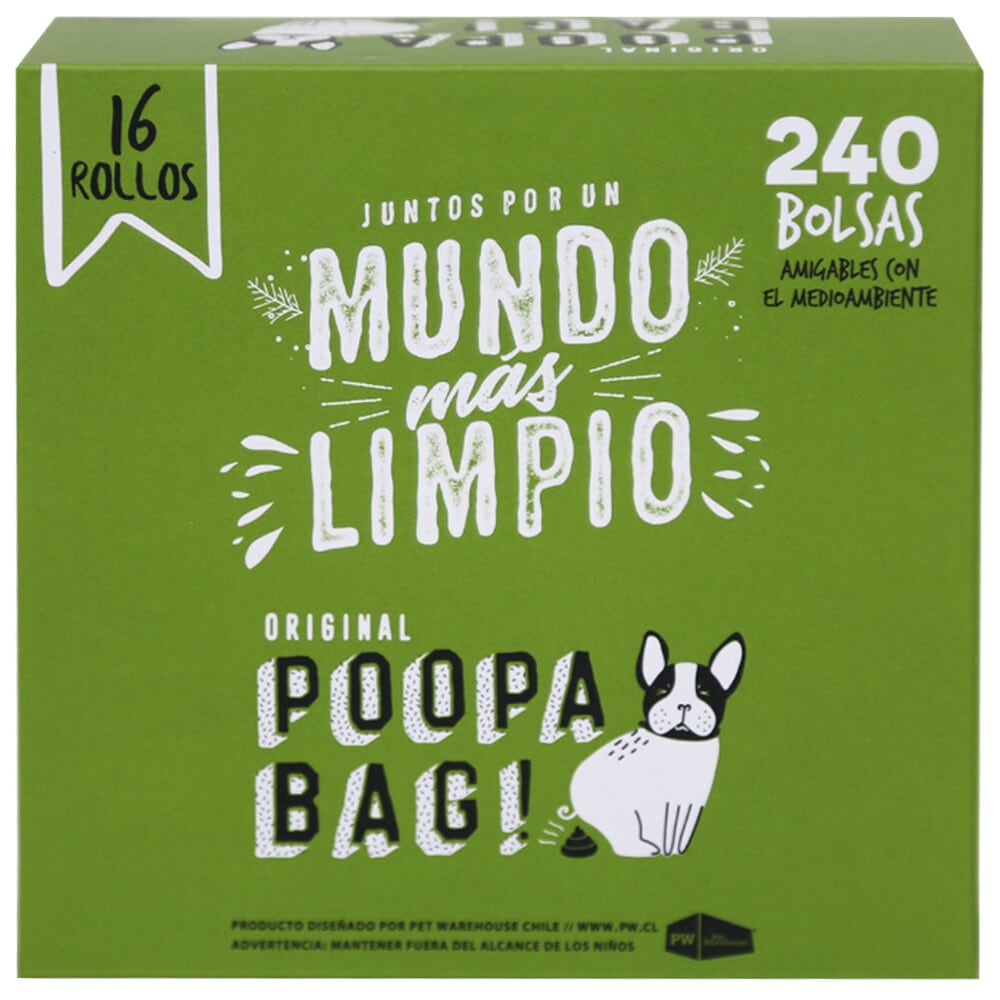 Poopabag 16 Rollos