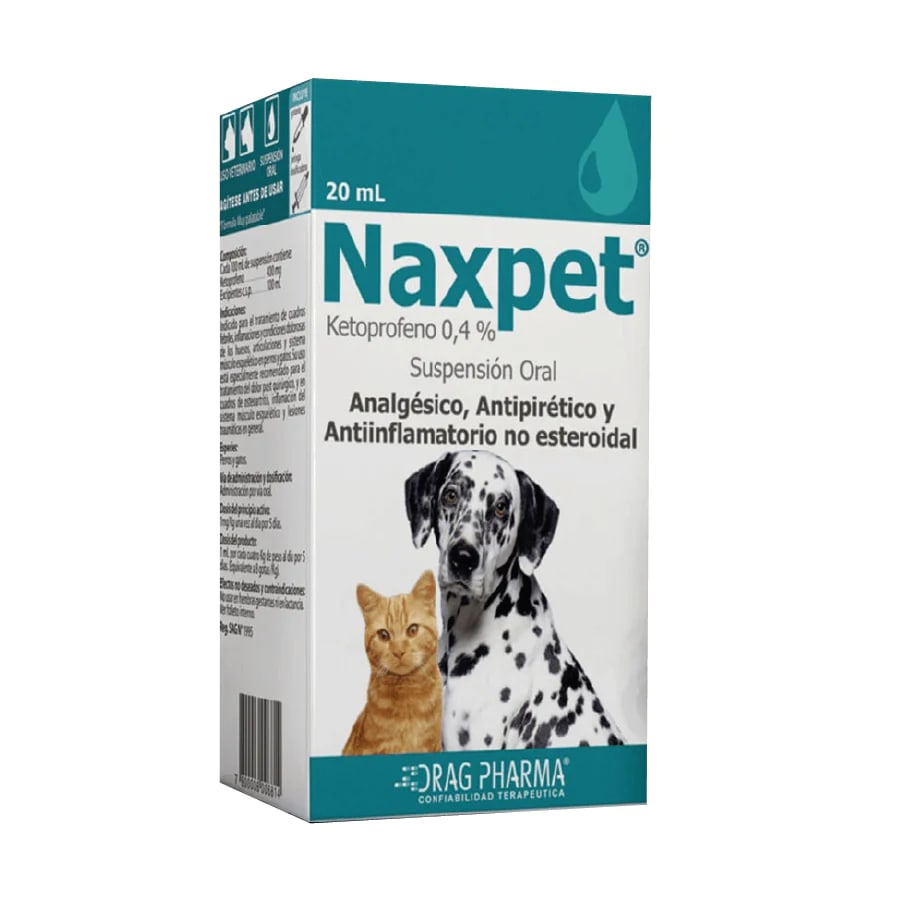 Naxpet 0.4% Susp Oral x 20 Ml