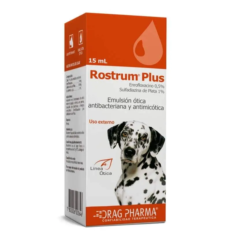 Rostrum Plus Otico x 15 Ml Gotas