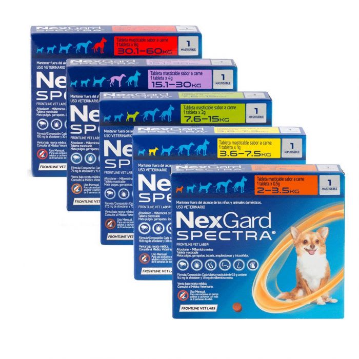 Nexgard Spectra 1 Comp (7.6 a 15 Kg)