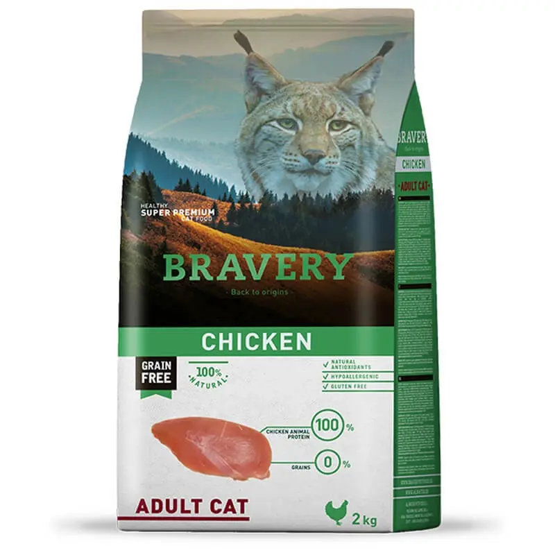 Bravery Chicken Adult Cat 2 Kg