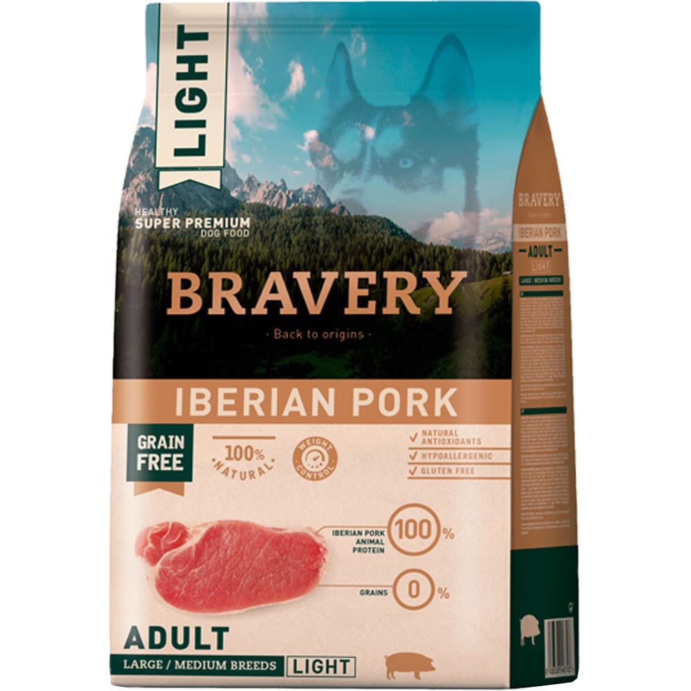 Bravery Light Iberian Pork Adult Large/Medium Breeds