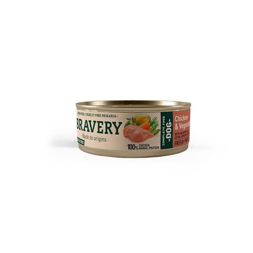 [5PE80001] Bravery Chicken And Vegetables Dog (80 g)