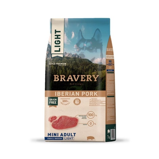 [4PE020011] Bravery Light Iberian Pork Mini Adult Small Breeds (2 Kg)