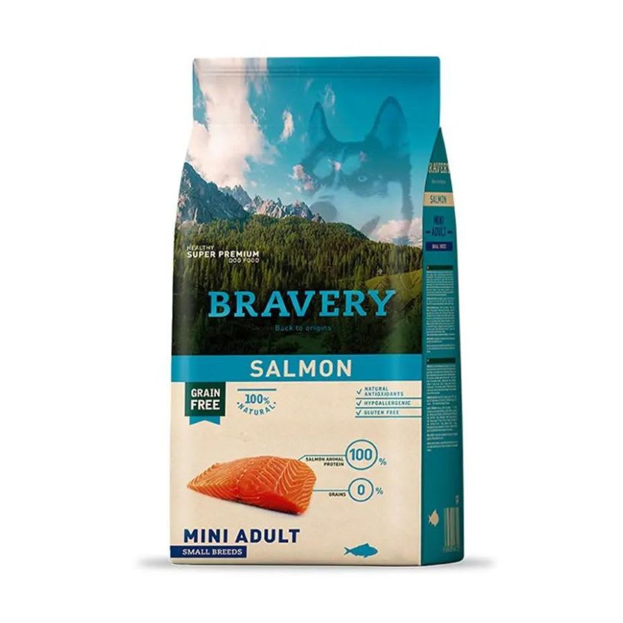 Bravery Salmon Mini Adult Small Breeds 2Kg