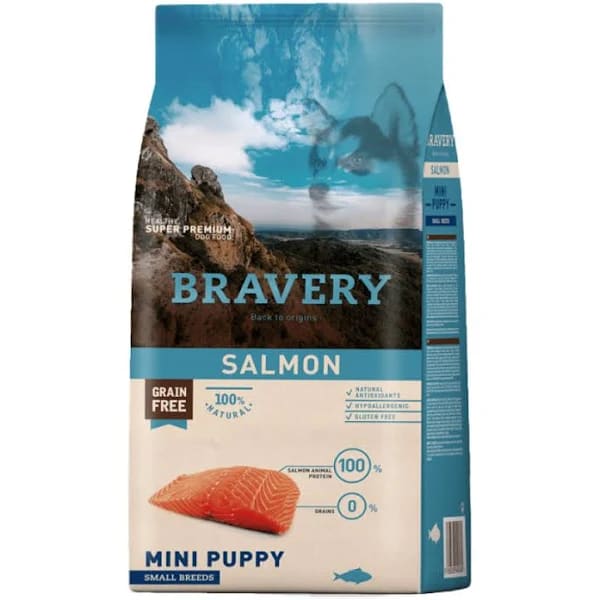 Bravery Salmon Mini Puppy Small Breeds 2Kg
