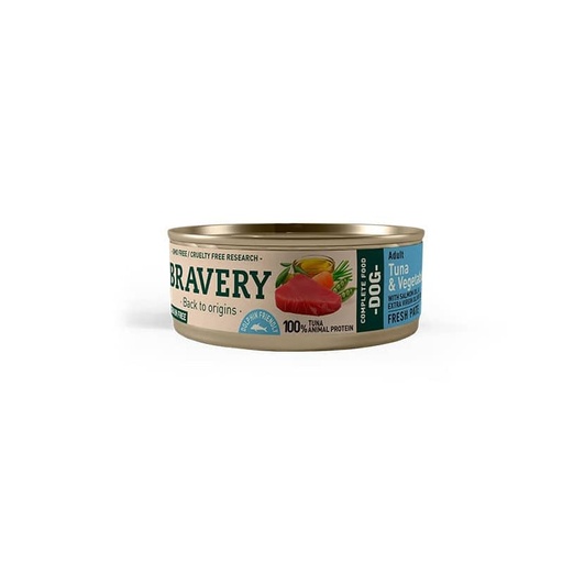 [5PE80002] Bravery Tuna And Vegetables Dog Wet Food (80 g)