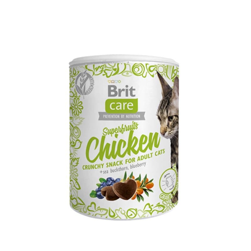 Brit Care Cat Snack Superfruits Pollo100g