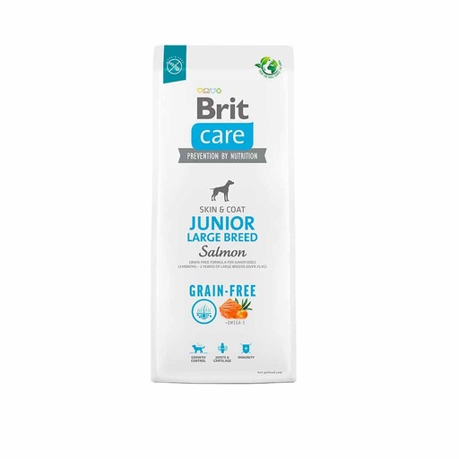 [101219] Brit Care Dog Grain-Free Junior Large Breed Salmon (3 Kg)