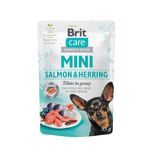 [101152] Brit Care Mini Fillet In Gravy 85 g (Salmón)