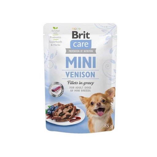 [101158] Brit Care Mini Fillet In Gravy 85 g Venado