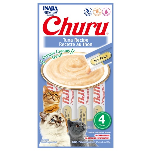 [USA601] Churu Cat Tuna Varieties 14Gr/ 4Tubes (Atún)