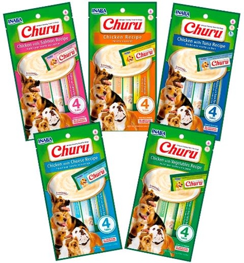 [USD612] Churu Dog Chicken Varieties 14Gr/ 4Tubes (Atún)
