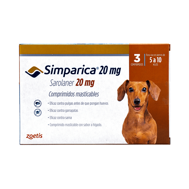 Simparica 5 - 10 Kg (3 comp.)