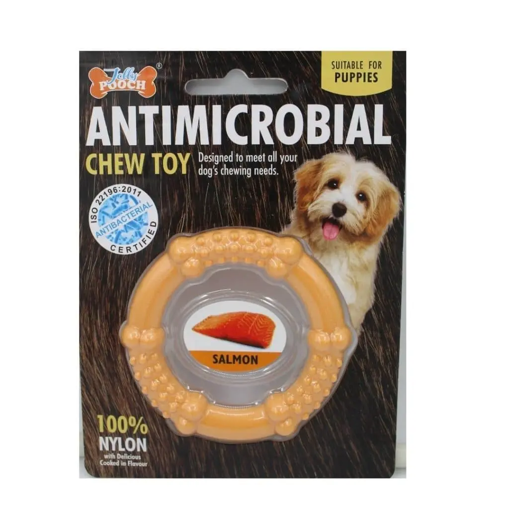 Juguete Antimicrobial Nylon Salmón