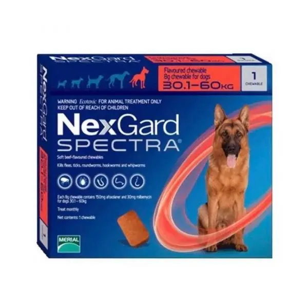Nexgard Spectra 1 Comp (30.1 a 60 Kg)
