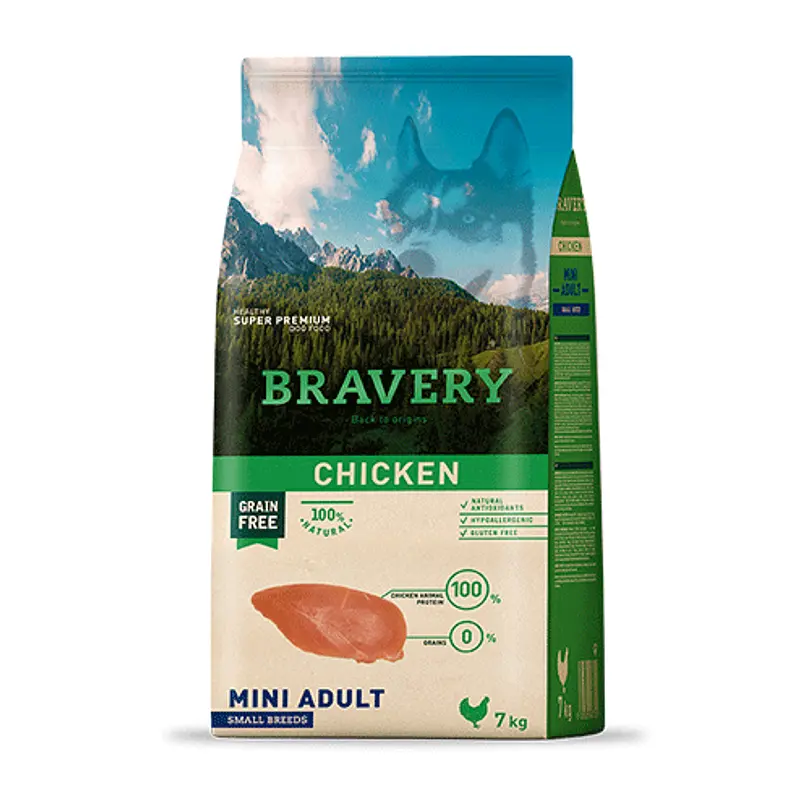 Bravery Chicken Mini Adult Small Breeds 7 Kg