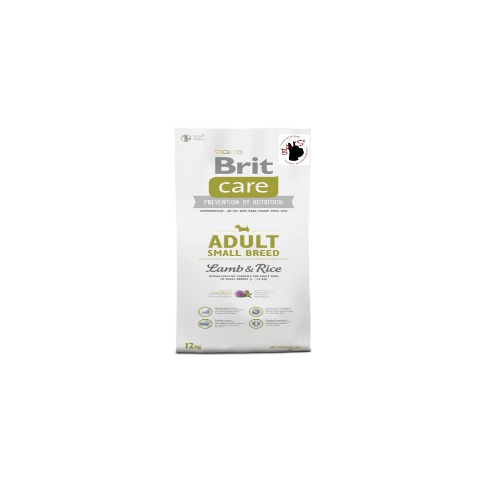 Brit Care Dog Hypoallergenic Adult Small Breed Lamb 7 Kg