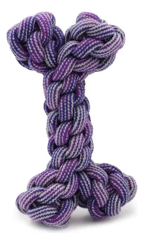 Hey! Cuerda Hueso Morada 18x10 cm
