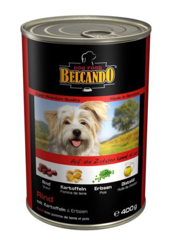 Belcando Ternera con patatas y guisantes 400g 