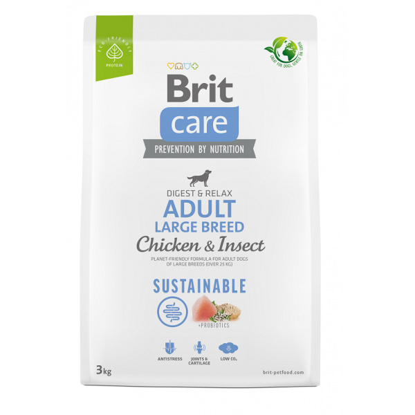 Brit Care Dog Chicken & Insect Adult Large Breed 3 Kg