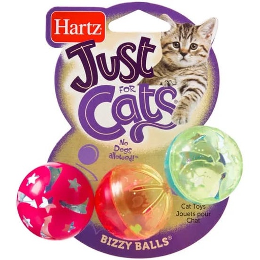 [100041] Hartz Jfc Bizzy Balls Cat Toy
