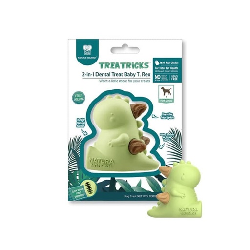 [PT9638] Pet Treat Baby T.Rex 2/1 Dental Pollo