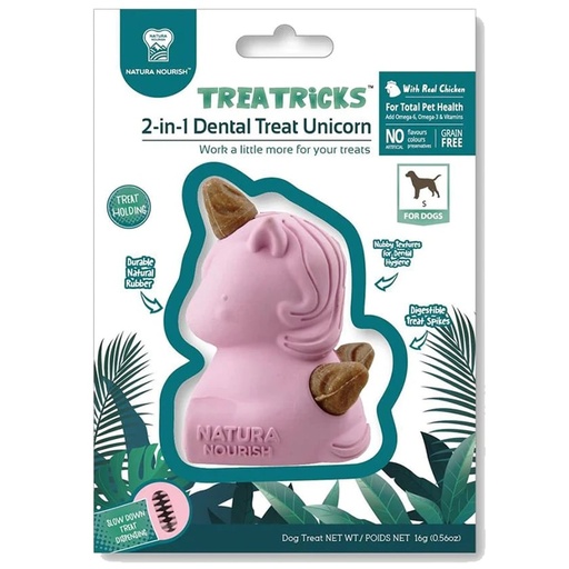 [PT9636] Pet Treat Unicornio 2/1 Dental  Pollo