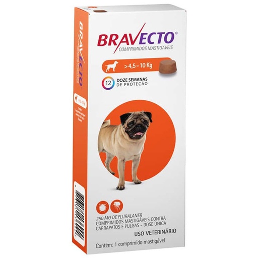 [HCH043] Bravecto 4,5 a 10Kg 112.5Mg