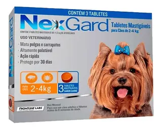 [1020892] Nexgard 2 a 4 Kg (3 Comp)