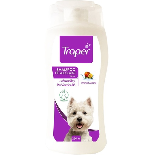 [1012934] Traper Shampoo Pelaje Claro x 260 Ml