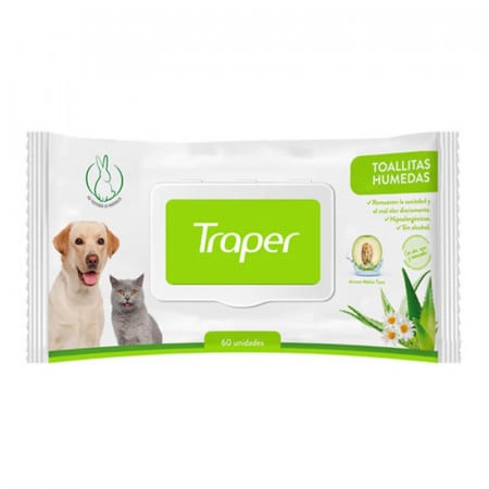 [Z01-50003] Traper Toallas Húmedas Melón Tuna 60 Uni