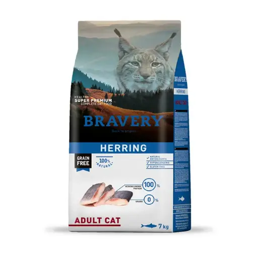 [4GA020034] Bravery Herring Adult Cat 2Kg