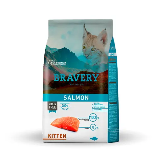 [4GA020036] Bravery Salmon Kitten 2 Kg