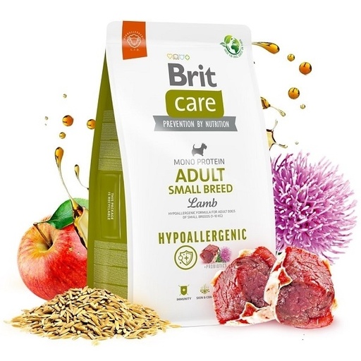 [8595602566143] Brit Care Dog Hypoallergenic Adult Small Breed Lamb 3 Kg