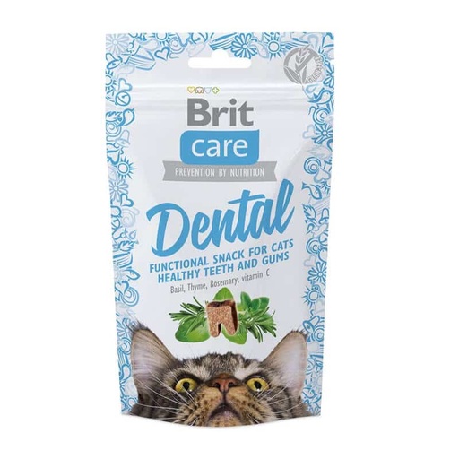 [100483] Brit Care Cat Snack Dental Functional 50 G