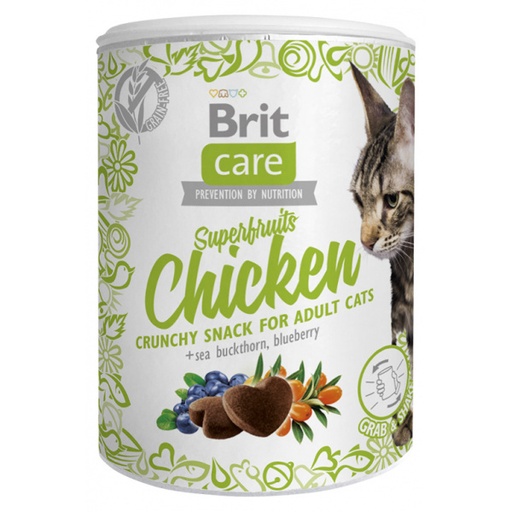 [100463] Brit Care Cat Snack Superfruits Pollo100g