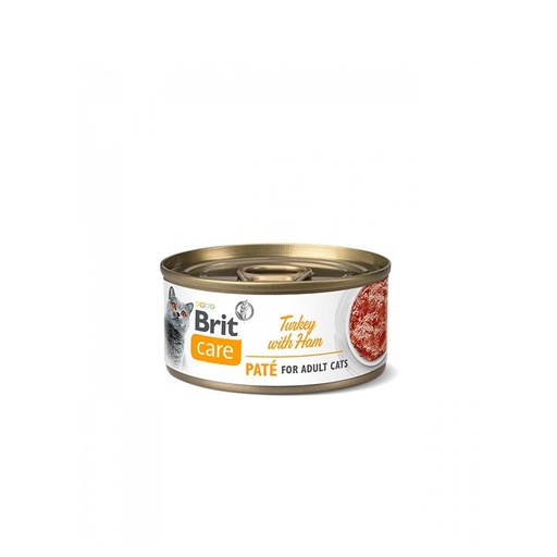 [100978] Brit Care Cat Turkey Pate With Ham