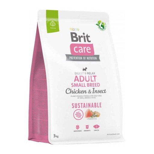 [101257] Brit Care Dog Chicken & Insect Adult Small Breed 3 Kg