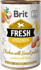 [100773] Brit Fresh Chicken With Sweet Patato 400 Gr
