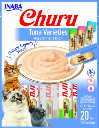 [USA621] Churu Cat Variety Tuna 14Gr/ 20Tubes