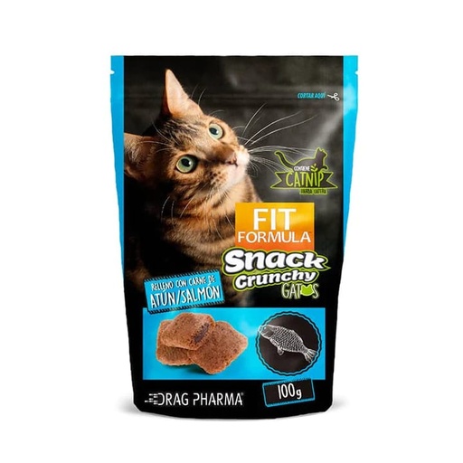 [5006592] Snack Fit Crunchy Atún Salmon Gato 100 g