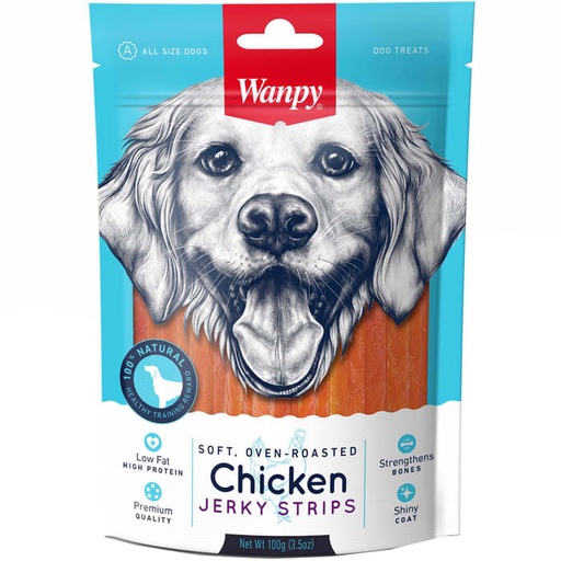[CA-04S] Wanpy Jerky Dog Chicken