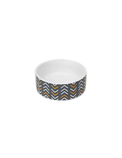 [YE93636SN] Brnx Plato Cerámica Minimalista Negro Talla XS