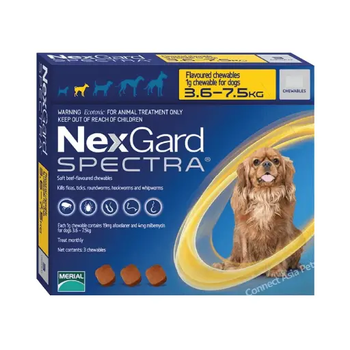 [109359] Nexgard Spectra 3 Comp 3.6 a 7.5 Kg