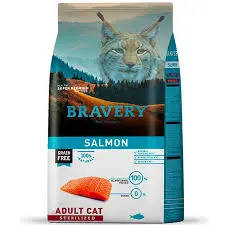 [4GA070005] Bravery Salmon Adult Cat Sterilized 7 Kg
